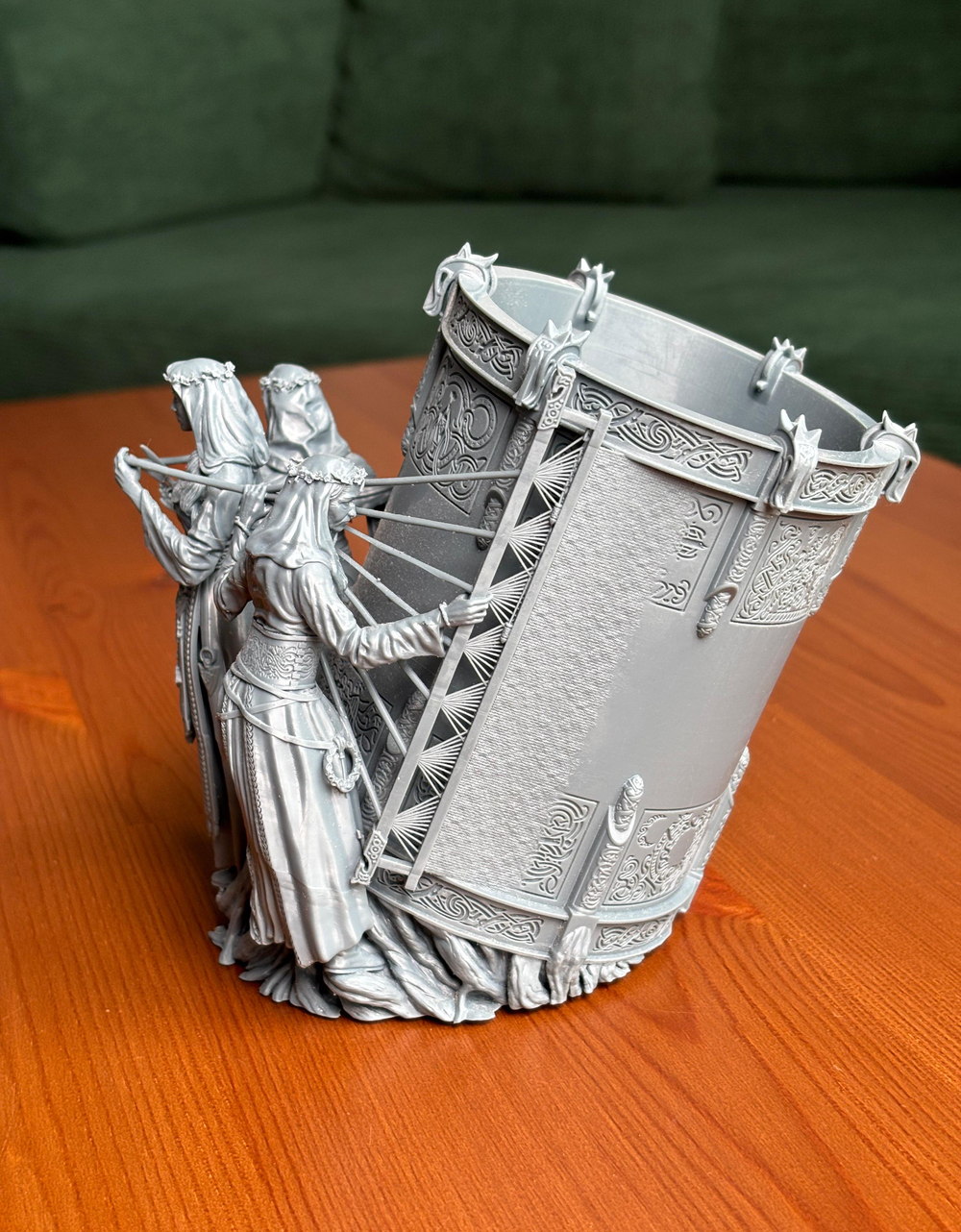 Portalápices Vikingo de Resina Impresa en 3D - Imagen 4