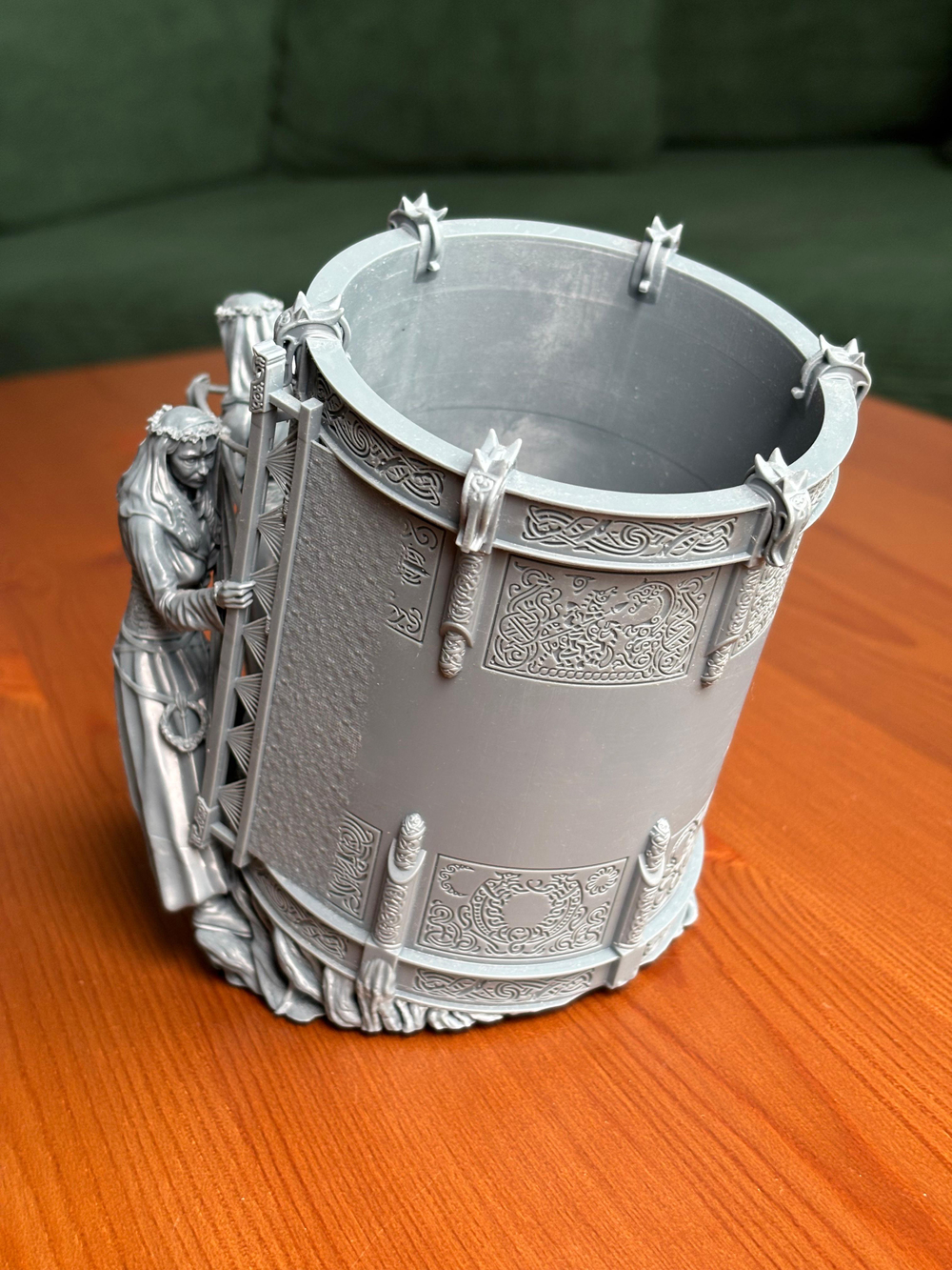 Portalápices Vikingo de Resina Impresa en 3D - Imagen 5