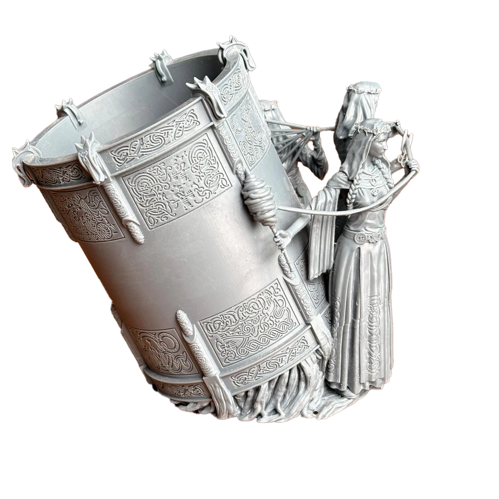 Portalápices Vikingo de Resina Impresa en 3D
